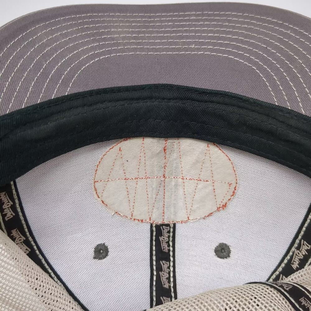 Dale Brisby Radiator Ranch Cattle Company Trucker Hat Gray OS Mesh Snapback Rope - Picture 8 of 9